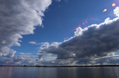 Sommer Foto von Czeslaw Gorski-068_cumuluswolken-ueber-dem-stettiner-haff